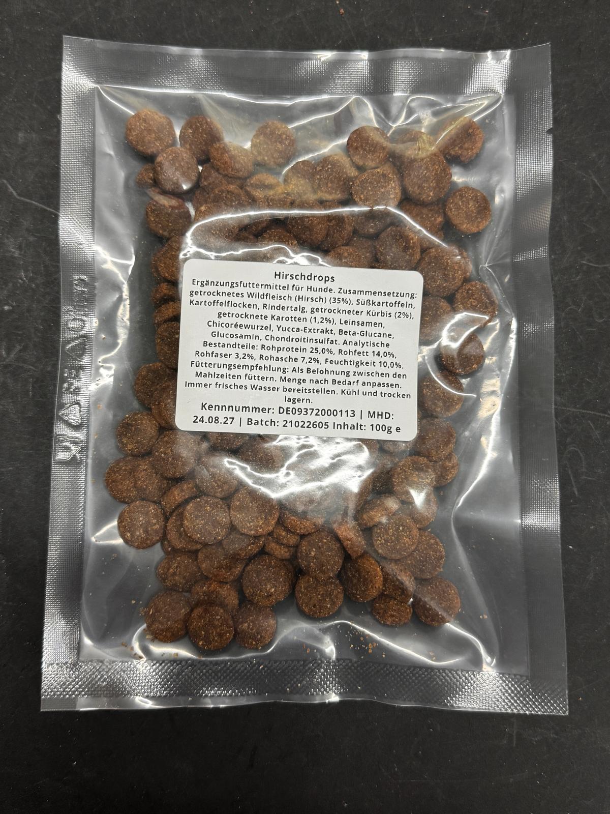 FressZeug Hirschdrops 100 g – weitere Produktansicht