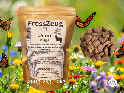 FressZeug Lamm WILDLINE Adult – Getreidefreies Trockenfutter