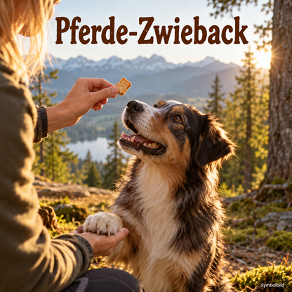 Pferde-Zwieback 150 g – Knuspriger Hundesnack