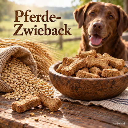 Pferde-Zwieback 150 g – Knuspriger Hundesnack