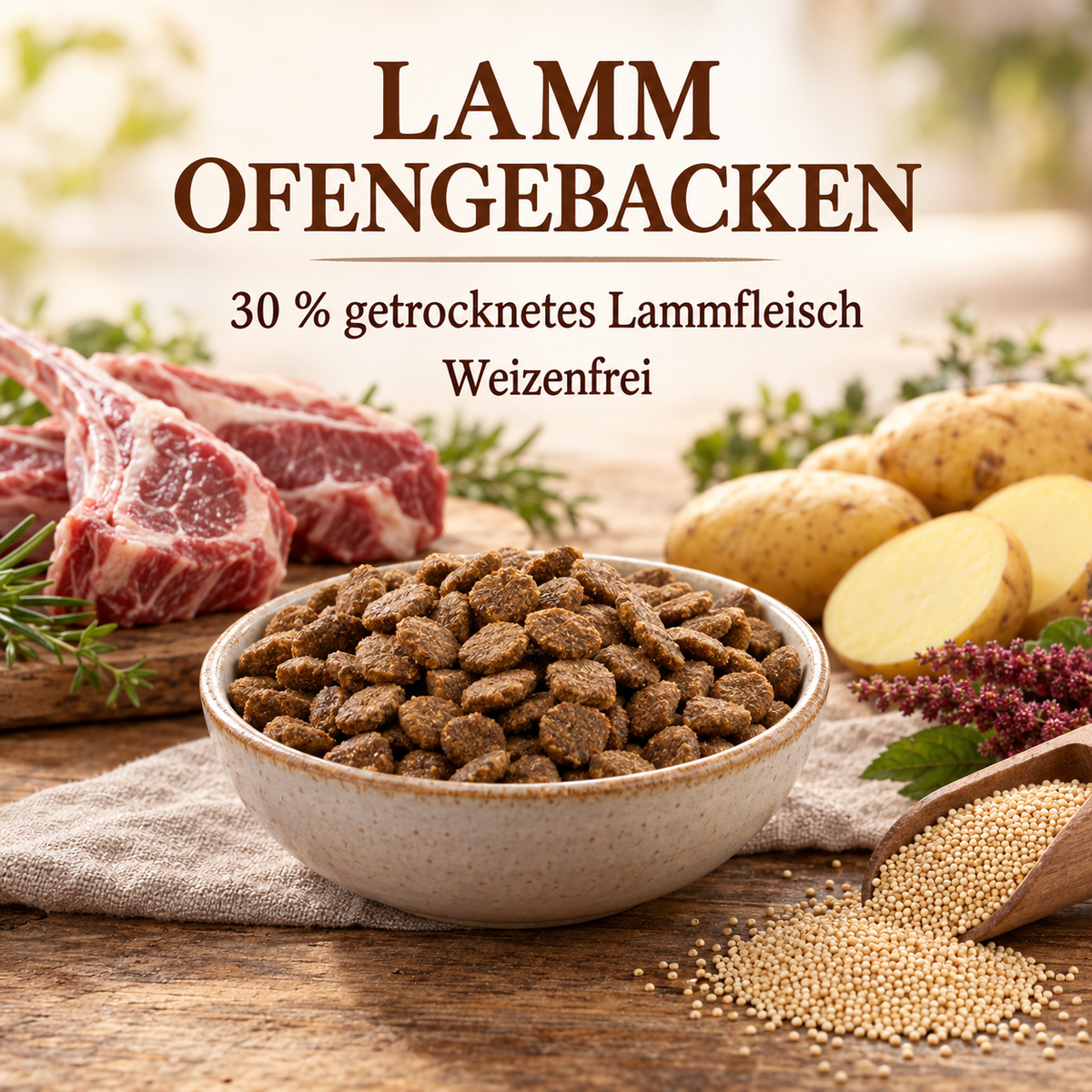 FressZeug Lamm ofengebacken – Produktinformation des Herstellers